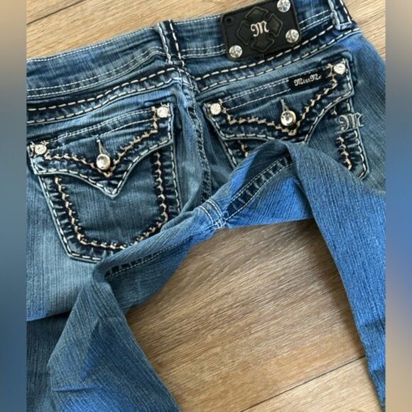 Miss Me Sz 27 Bootcut Women’s Jeans Low Rise READ - Picture 14 of 16